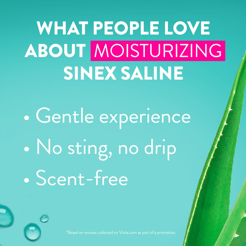 Vicks® Sinex™ Moisturizing Nasal Saline Spray 5 oz. (1229284_EA) 1/EA