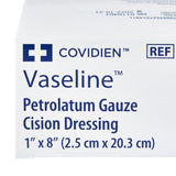 Vaseline® Petrolatum Impregnated Dressing Strip 1 X 8 Inch Sterile (167694_CS) 200/CS