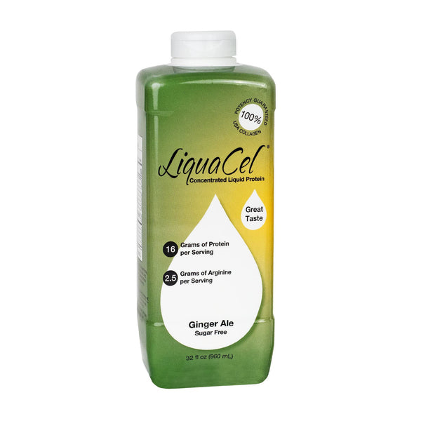 LiquaCel® Oral Supplement Ginger Ale Flavor Liquid 32 oz. Bottle (1226215_CS) 6/CS
