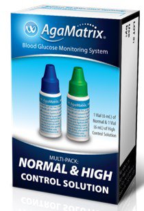 Agamatrix Blood Glucose Control Solution Level 1 & 2 (788709_BX) 1/BX
