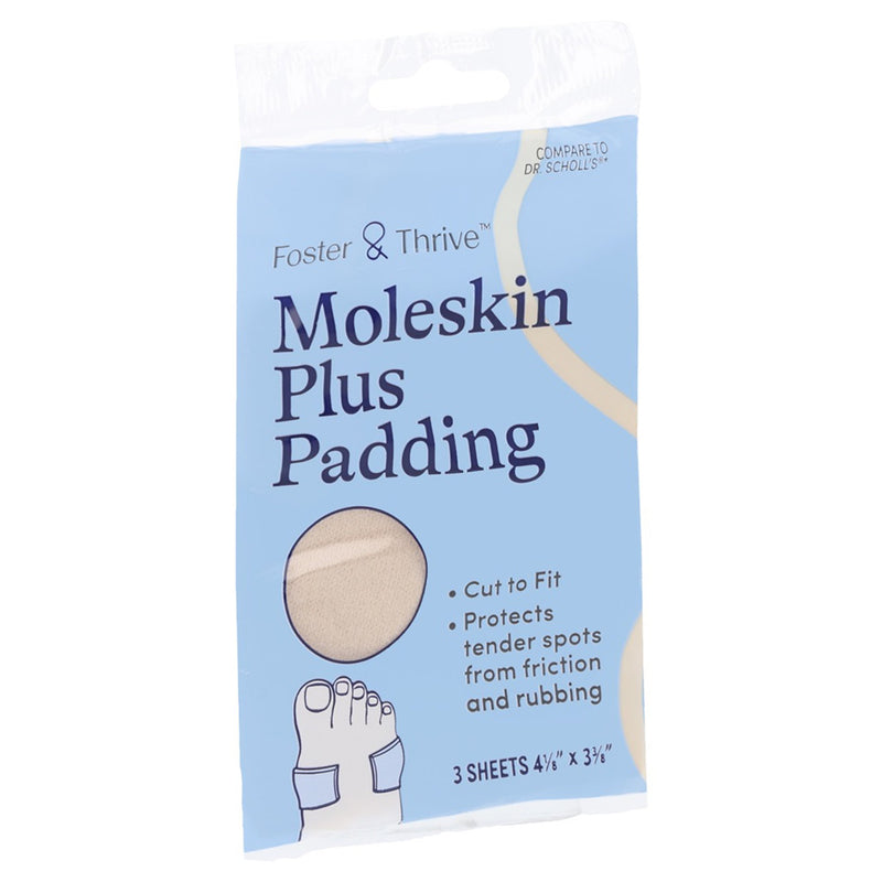 Foster & Thrive™ Protective Pad One Size Fits Most Adhesive Backing Foot (1245008_PK) 3/PK