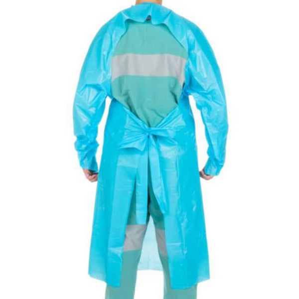 Cardinal Health™ Protective Procedure Gown One Size Fits Most Blue NonSterile Not Rated Disposable (449964_CS) 75/CS