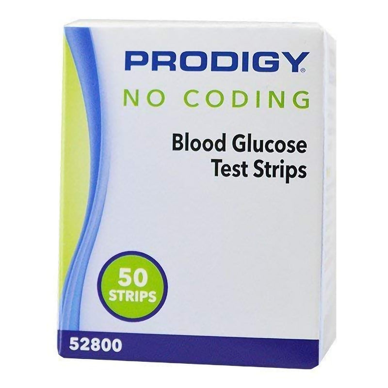 Prodigy® Blood Glucose Test Strips 50 Strips per Pack (843244_BX) 50/BX