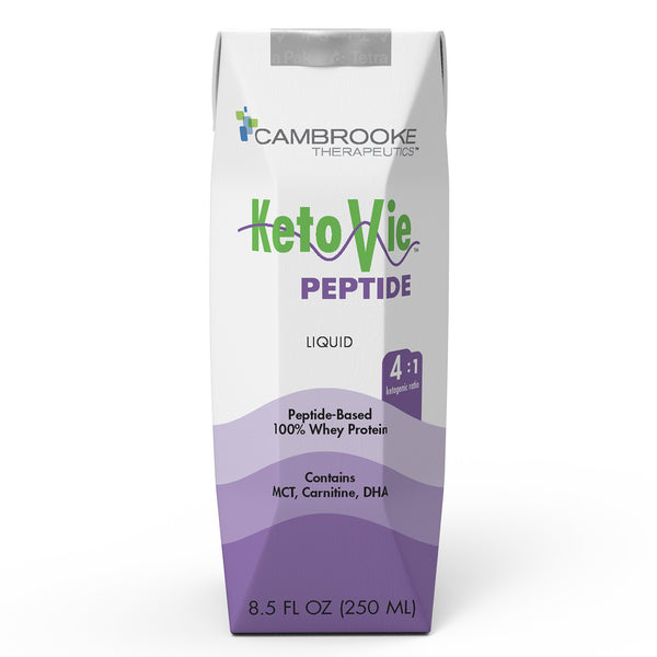 KetoVie® Peptide 4:1 Oral Supplement Unflavored Liquid 8.5 oz. Carton (1115256_EA) 1/EA