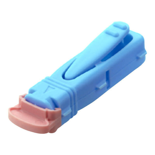 Unistik 3 Safety Lancet 18 Gauge Retractable Push Button Activation Multiple Sites (495178_BX) 100/BX