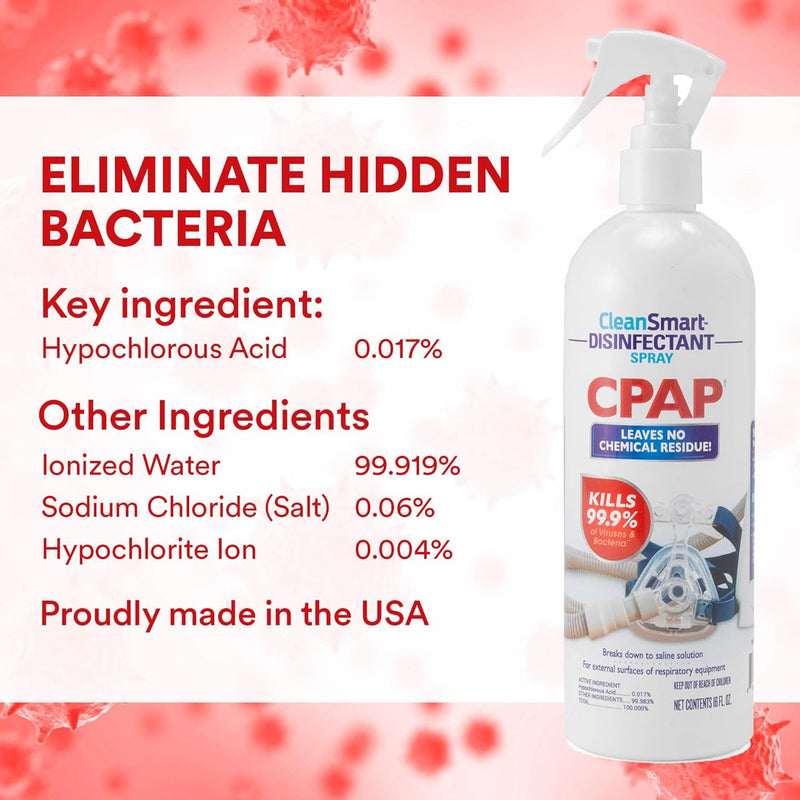 CleanSmart™ CPAP Disinfectant Spray 16 oz., Pump Bottle (1219278_EA) 1/EA