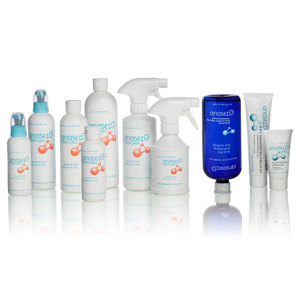 Anasept® Wound Cleanser 8 oz. Pump Bottle NonSterile Antimicrobial (738857_CS) 12/CS