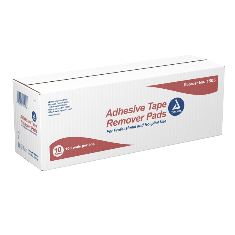 Dynarex Adhesive Remover Pad 100 per Pack (58864_BX) 100/BX