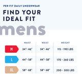 Prevail® Per-Fit® Male Adult Absorbent Underwear Pull On with Tear Away Seams Medium Disposable Heavy Absorbency (881919_BG) 20/BG