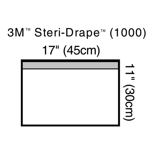3M™ Steri-Drape™ General Purpose Drape Small Towel Drape 17 W X 11 L Inch Sterile (5713_BX) 10/BX