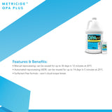 MetriCide™ OPA Plus OPA High-Level Disinfectant RTU Liquid 1 gal. Jug Reusable (636937_EA) 1/EA