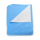 QUICK CHECK* H500 Sterilization Wrap White / Blue 48 X 48 Inch Dual Layer SMS Polypropylene Steam / EO Gas / Hydrogen Peroxide (809427_CS) 48/CS