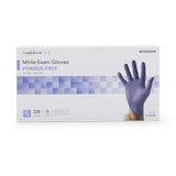 McKesson Confiderm® 3.0 Exam Glove X-Large NonSterile Nitrile Standard Cuff Length Textured Fingertips Blue Not Rated (957804_CS) 10/CS