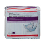 Wings™ Overnight Quilted Unisex Adult Incontinence Brief Large Disposable Heavy Absorbency (864860_CS) 4/CS