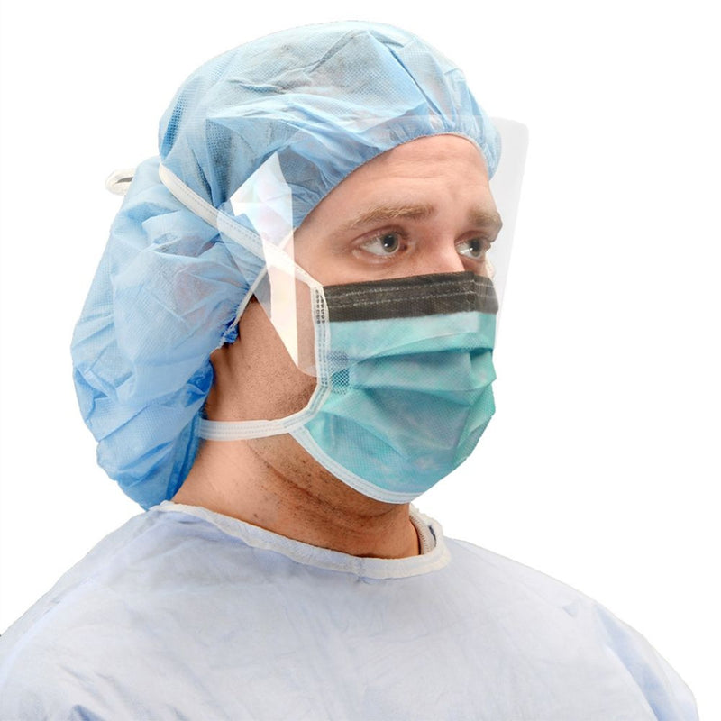 Cardinal Health™ Surgical Mask Anti-fog Foam ASTM Level 3 Tie Closure One Size Fits Most (296227_CS) 300/CS