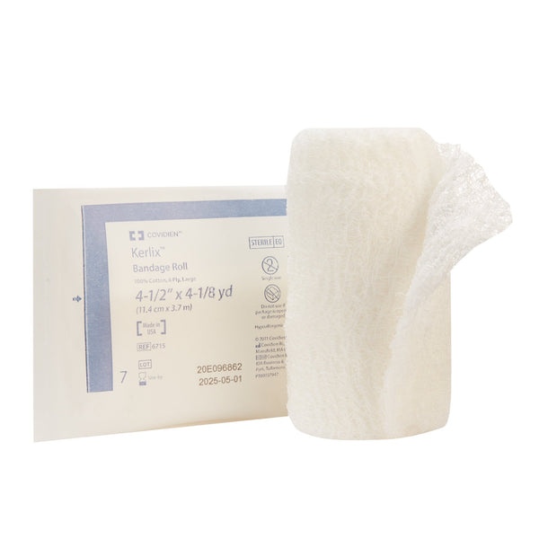 Kerlix™ Fluff Bandage Roll 4-1/2 Inch X 4-1/10 Yard 6-Ply Sterile 1 per Pouch (10173_CS) 100/CS