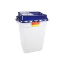 Recykleen™ Pharmaceutical Waste Container White Base 26-1/4 H X 20 W X 14-3/4 D Inch Vertical Entry 19 Gallon (697498_EA) 1/EA