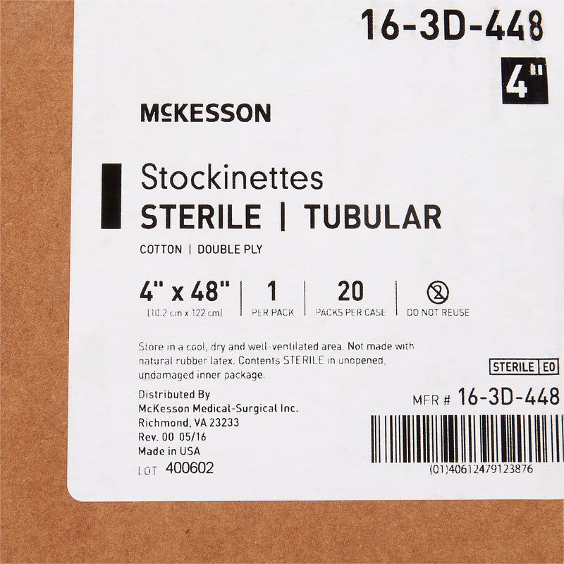 McKesson Surgical Stockinette Tubular 4 X 48 Inch Sterile (460831_EA) 1/EA