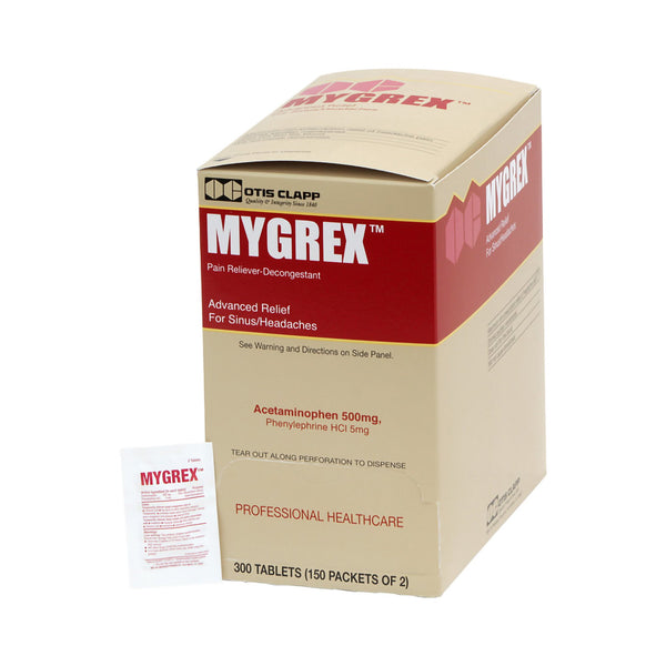 Mygrex™ Cold and Sinus Relief 500 mg - 5 mg Strength Tablet 300 per Box (794674_BX) 1/BX