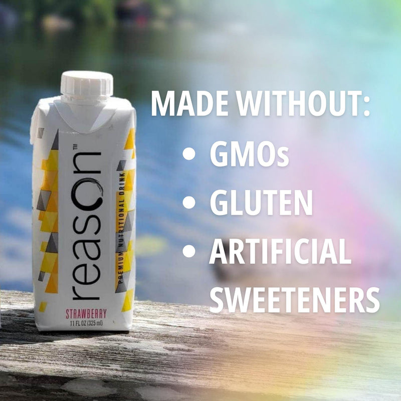 Reason™ Oral Supplement Strawberry Flavor Liquid 11 oz. Reclosable Carton (1234501_EA) 1/EA