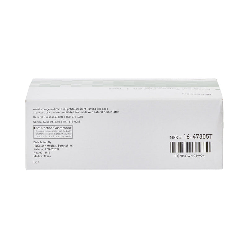 McKesson Medical Tape Tan 1/2 Inch X 10 Yard Paper NonSterile (1055585_RL) 1/RL