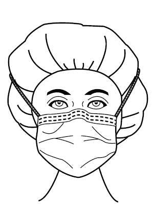 Precept® Fog-Shield® Surgical Mask Anti-fog Foam ASTM Level 1 Tie Closure One Size Fits Most (157689_BX) 25/BX