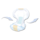 Seni® Shaped Day Pads Incontinence Liner 25 Inch Length Moderate Absorbency Super Absorbent Core One Size Fits Most (1223799_CS) 60/CS