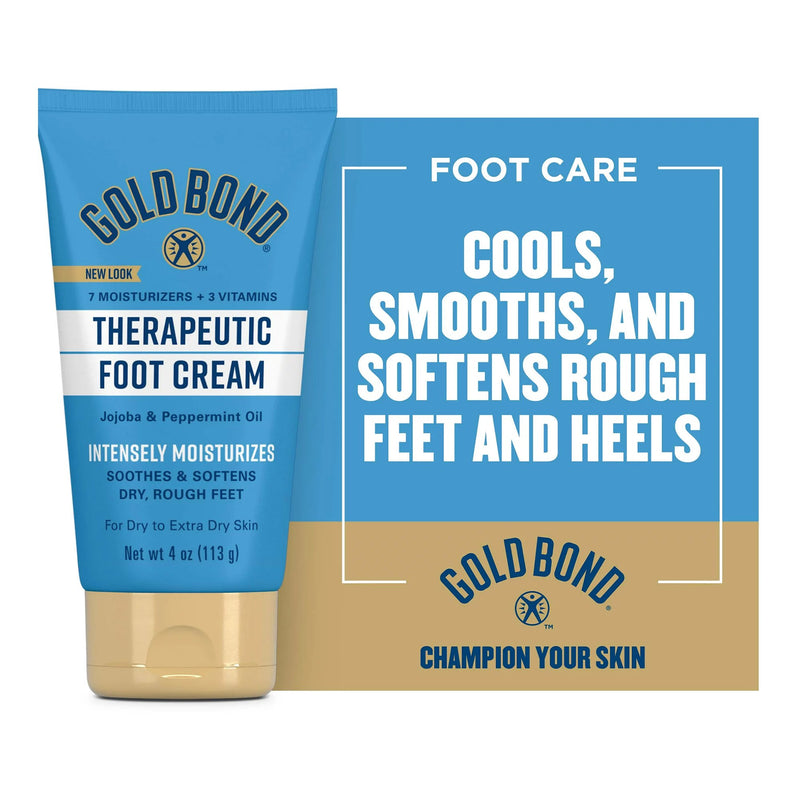 Gold Bond® Therapeutic Foot Moisturizer 4 oz. Tube Scented Cream (1230685_EA) 1/EA