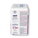Seni® Super Quatro Unisex Adult Incontinence Brief Medium Disposable Heavy Absorbency (1163836_CS) 40/CS
