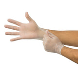 Derma Free™ Exam Glove Medium NonSterile Vinyl Standard Cuff Length Smooth Clear Not Rated (816890_CS) 1000/CS
