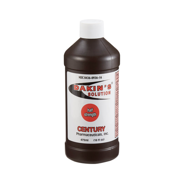 Dakin's® Solution Half Strength Wound Cleanser 16 oz. Twist Cap Bottle NonSterile Antimicrobial (351786_EA) 1/EA