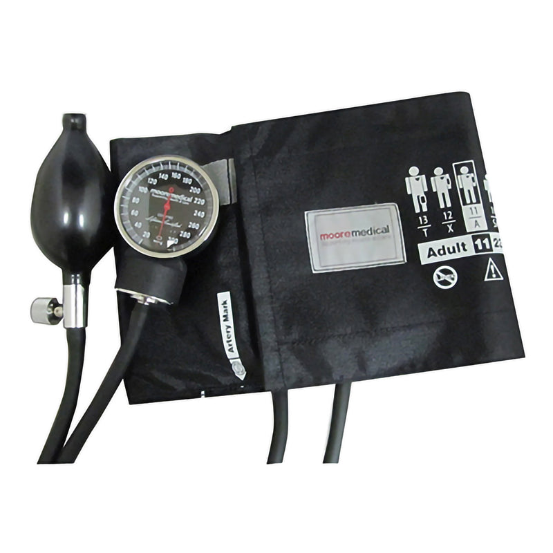 McKesson Premium Aneroid Sphygmomanometer Unit Adult Cuff Nylon Cuff 23 - 40 cm Pocket Aneroid (1067613_EA) 1/EA