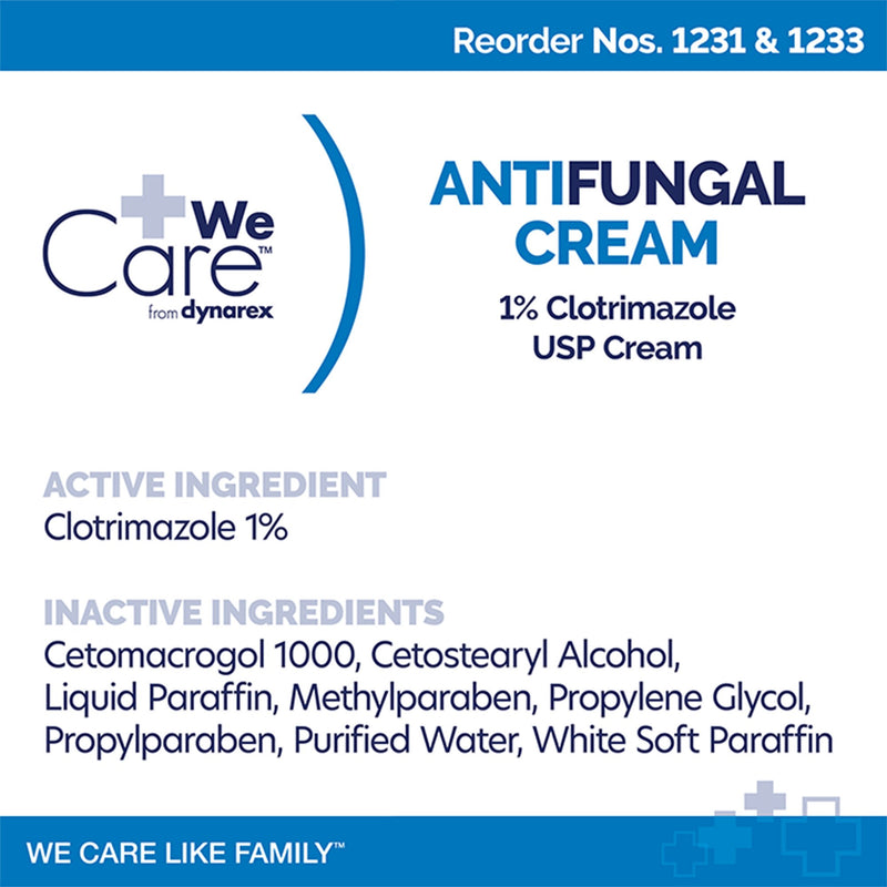 dynarex® Antifungal 1% Strength Cream 1 oz. Tube (814641_CS) 72/CS