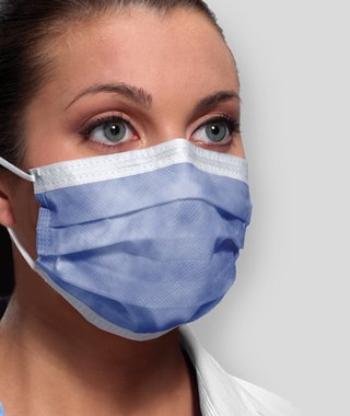 Isofluid™ Procedure Mask ASTM Level 1 Earloops One Size Fits Most (817521_BX) 50/BX