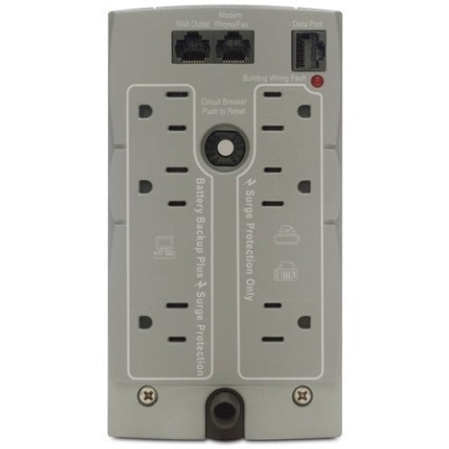 APC by Schneider Electric BK500 Back-UPS CS Battery Backup System, 6 Outlets, 500 VA, 480 J (APWBK500) Each