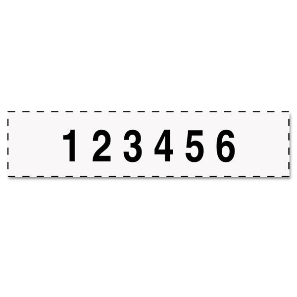 Trodat® Professional Self-Inking Numberer, Six Bands/Digits, Type Size: 1 1/2, Black (USST5546) Each