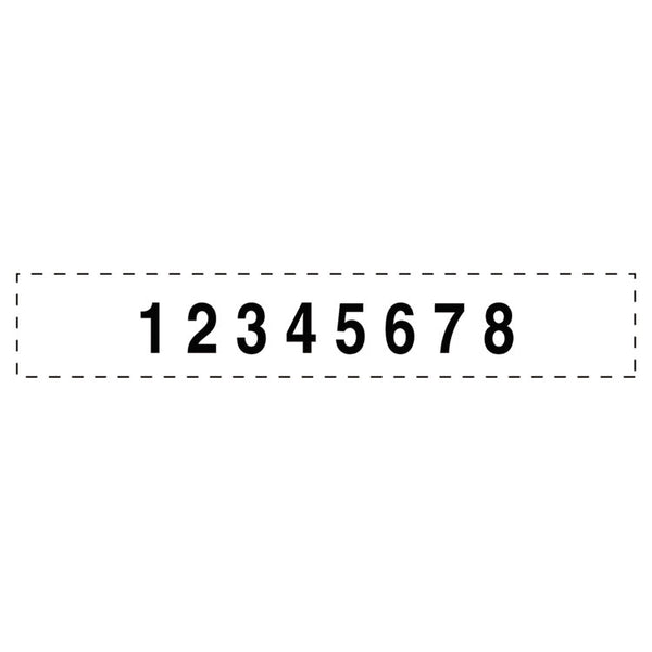 Trodat® Professional Self-Inking Numberer, Eight Bands/Digits, Type Size: 2, Black (USST5558) Each