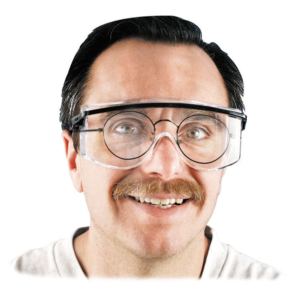 Honeywell Uvex™ Astro OTG 3001 Wraparound Safety Glasses, Black Plastic Frame, Clear Lens (UVXS2500) Each
