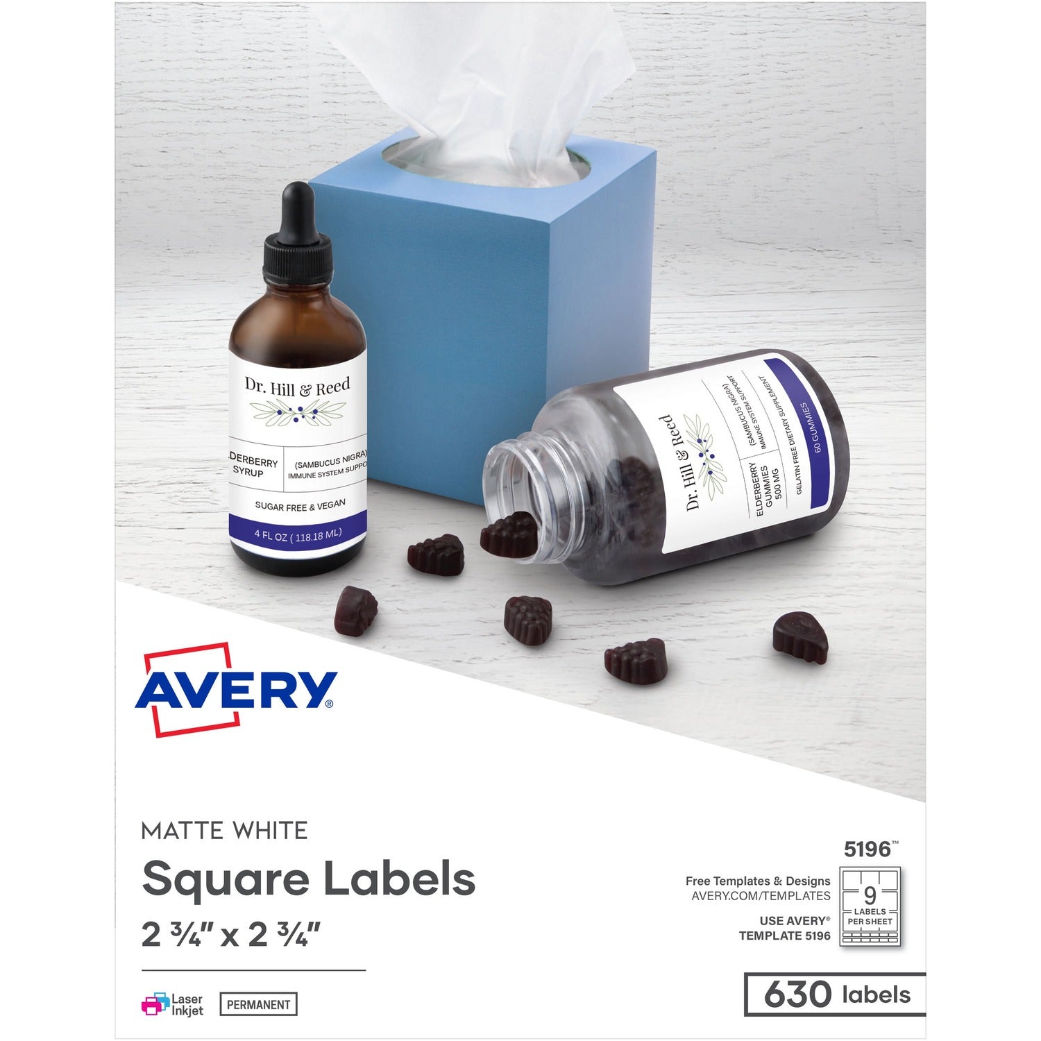 Avery® Laser/Ink Jet Printer 3.5