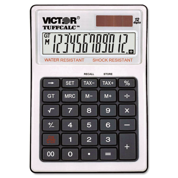 Victor® TUFFCALC Desktop Calculator, 12-Digit LCD (VCT99901) Each