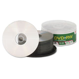 Verbatim® DVD+RW Rewritable Disc, 4.7 GB, 4x, Spindle, Silver, 30/Pack (VER94834)