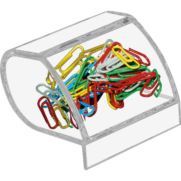 Kantek Clear Acrylic Paper Clip Holder (KTKAD40) Each