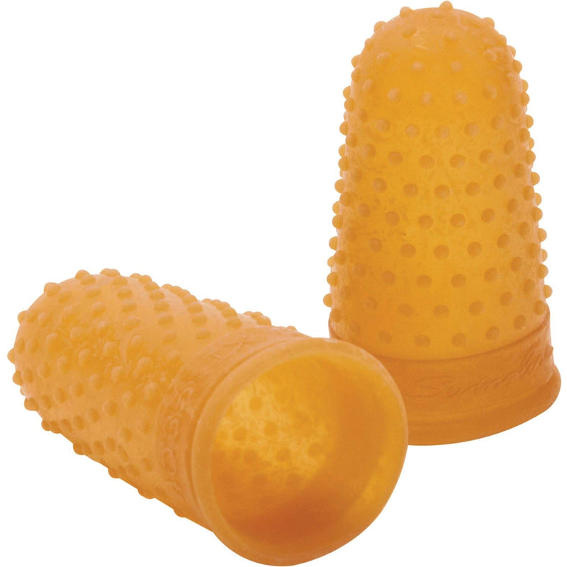 Swingline Rubber Finger Tips, 11 (Small), Amber, Dozen (SWI54031) Pack of 12