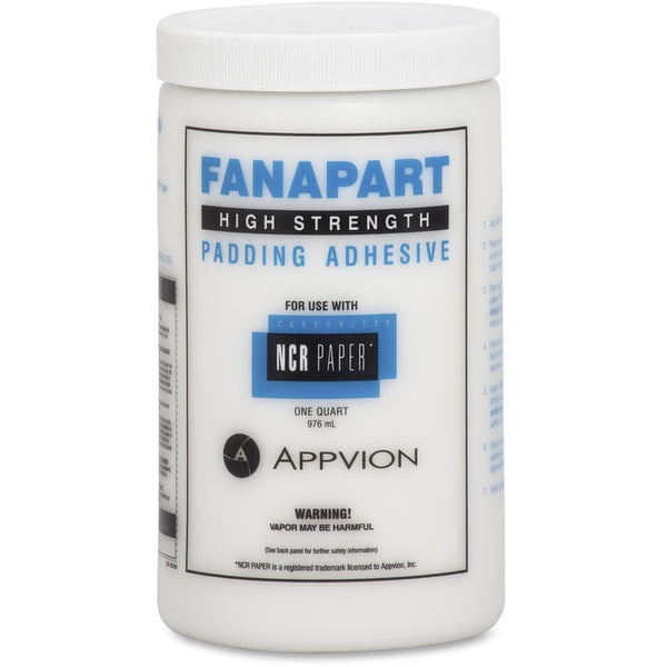 NCR Paper Fanapart Padding Adhesive, High Strength, 1 qt., Bottles (NCR2116) Each