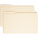Smead 1/3 Tab Cut Legal Recycled Top Tab File Folder, 8 1/2" x 14", 3/4" Expansion, Manila, 100/Box (SMD15335) Box of 100
