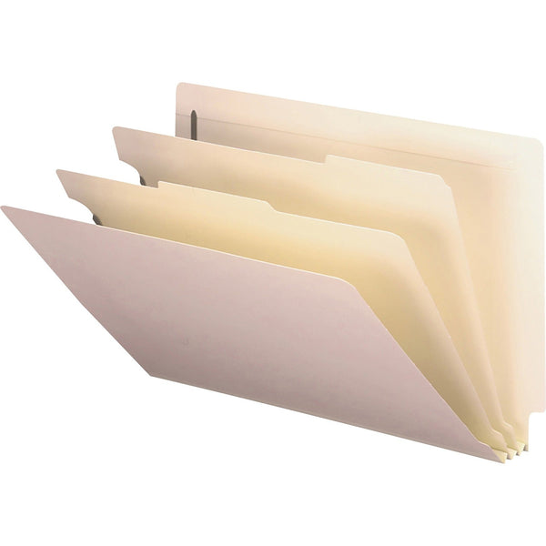 Smead Six Section Manila End Tab Classification Folders, Legal Size, 10/Box (SMD29835) Box of 10