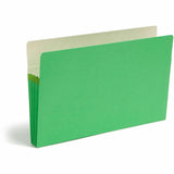 Smead TUFF Pocket Straight Tab Cut Legal Recycled File Pocket, 8 1/2" x 14", 3 1/2" Expansion, Green, 25/Box (SMD74226BX) Box of 25