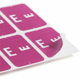 Smead AlphaZ Color-Coded Second Letter Alphabetical Labels, E, 1 x 1.63, Purple, 10/Sheet, 10 Sheets/Pack (SMD67175) Pack of 100