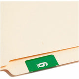 Smead Numerical End Tab File Folder Labels, 6, 1.5 x 1.5, Green, 250/Roll (SMD67426) 1 Roll