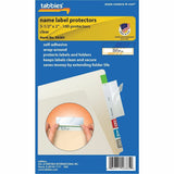 Tabbies Self-adhesive File Folder Label Protectors, For 3 1/2" x 2" Sheet, Clear, 100/Pack (TAB58385) Pack of 100